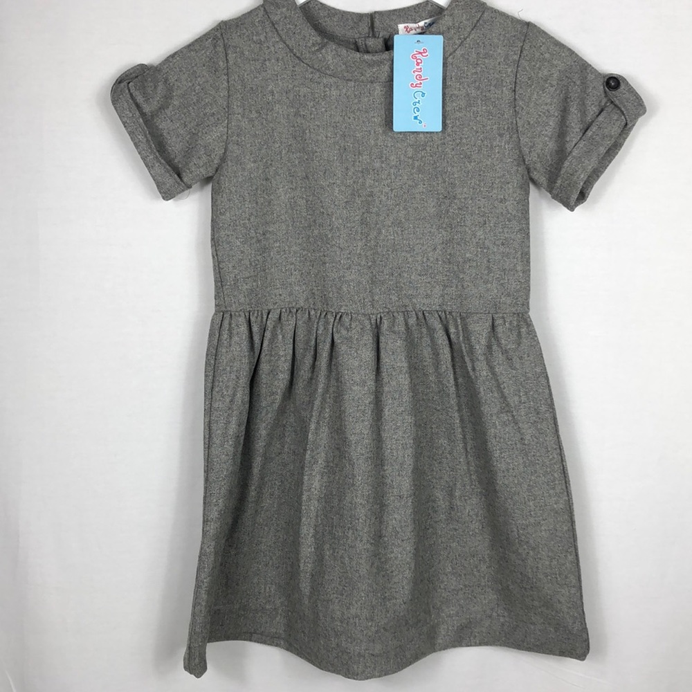 Kandy Crew NWT Vanessa dress, gray, size 8